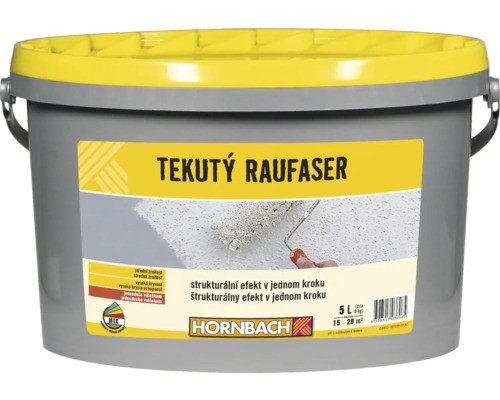 Tekutý raufaser HORNBACH MIX štrukturálny efekt, odtieň na namiešanie Vedro s tekutou tapetou pre štrukturálne efekty od spoločnosti Hornbach