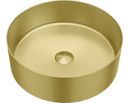Umývadlo na dosku Jungborn One nerezová oceľ zlatá 41 x 40 x 14,5 cm