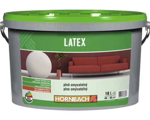 Farba na stenu Hornbach Latex biela 10 l