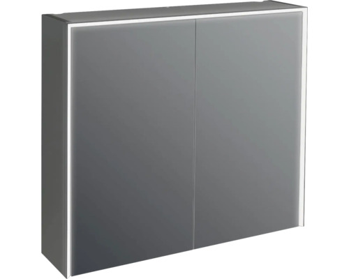 Zrkadlová skrinka Jungborn QUATTRO / SEDICI / NOVE 80 x 20 x 70 cm čierna matná
