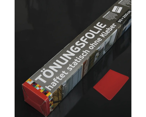 Balenie staticky adhéznej tónovacej fólie 90 x 200 cm a červený nástroj