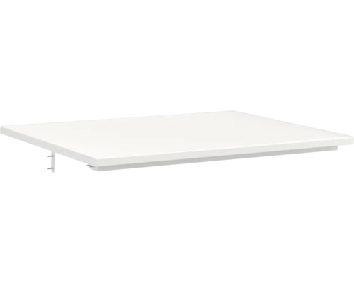 Doska pod umývadlo bez výrezu Jungborn QUATTRO/NOVE biela 61 x 46 x 1,6 cm Polica s držiakom