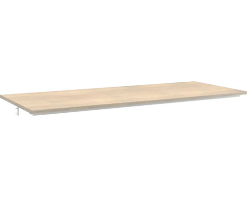 Doska pod umývadlo bez výrezu Jungborn QUATTRO/NOVE tabacco dub 121 x 46 x 1,6 cm Drevená polica