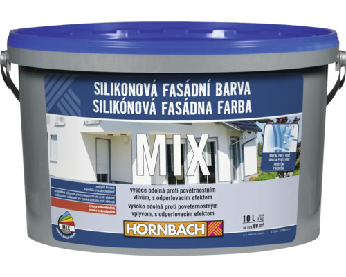 HORNBACH MIX Silikónová fasádna farba 10l báza C na miešanie-0