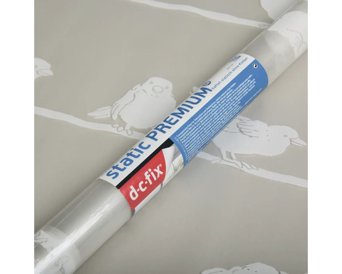 Rolka transparentnej statickej okenné fólie s motívom vtákov