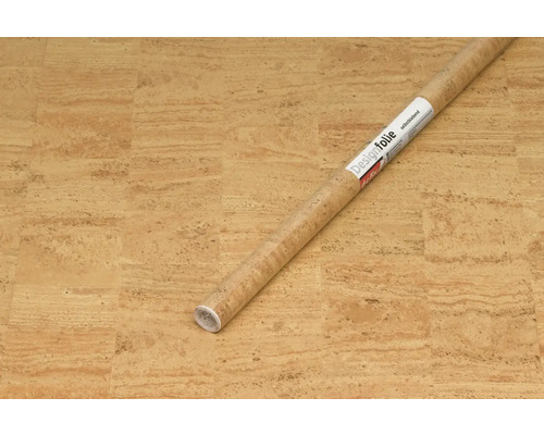 Rolka samolepiacej dizajnovej fólie korok na korkovej podlahe