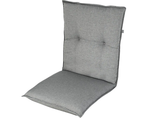 Poduška na stoličku a kreslo so strednou opierkou 110 x 48 x 6 cm Doppler STAR 2025 sivá