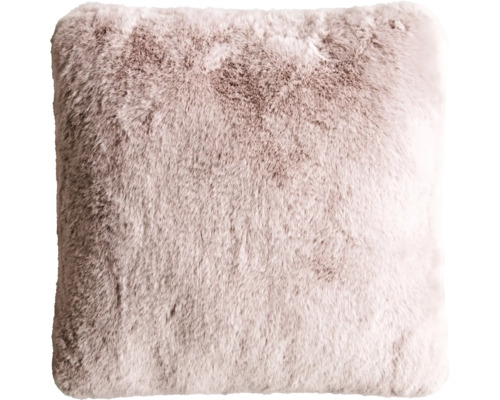Štvorcový vankúš s kožušinovou štruktúrou