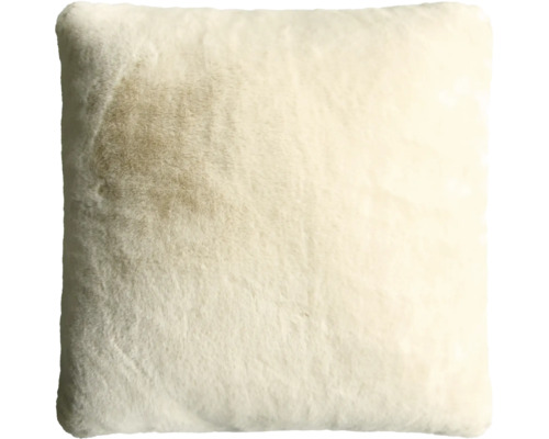 Štvorcový dekoratívny vankúš s textúrou kožušiny