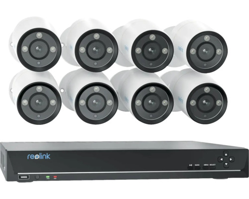 Kamerový set Reolink RLK16-1200B8-A sieťový videorekordér + 8x kamera Reolink B1200