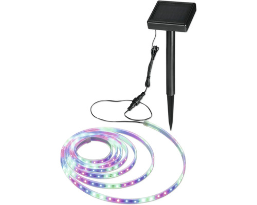 Solárny LED svetelný had s zemným hrotom