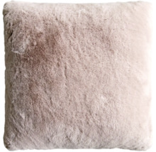 Štvorcový dekoračný vankúš so vzhľadom kožušiny