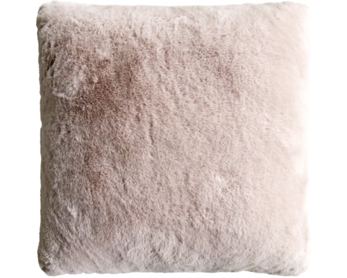 Štvorcový dekoračný vankúš so vzhľadom kožušiny