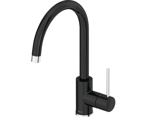 Čierna kuchynská batéria