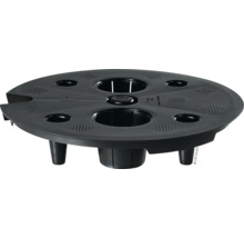 Lechuza pestovateľský stôl s niekoľkými otvormi pre rastliny a nožičkami