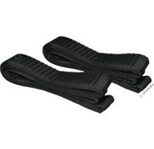 Dva čierne textilné pásky