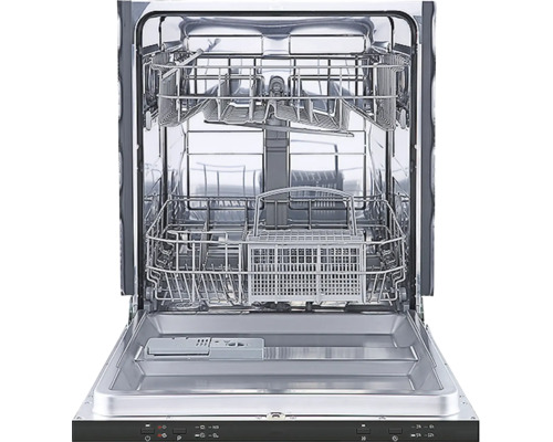 Otvorená umývačka riadu s košmi na riad