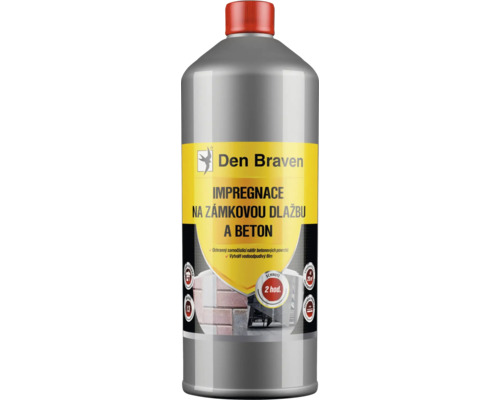Impregnácia na zámkovú dlažbu a betón Den Braven 1 l Den Braven Impregnácia na zámkovú dlažbu a betón vo fľaši