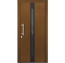 Vchodové dvere Lizbona drevené 110x210 cm L afromosia
