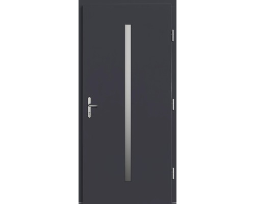 Vchodové dvere so sklenenou vložkou vo zvislom usporiadaní