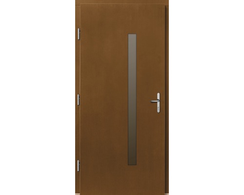Vchodové dvere Silves drevené 100x200 cm L afromosia