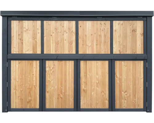 Drevený plot s rámom