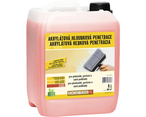 Akrylátová hĺbková penetrácia Hornbach 5 l Akrylátová hĺbková penetrácia v 5 litrovom kanistri