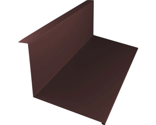 Lemovanie steny horné PRECIT 1000 mm oplechovanie k stene 8017 čokoládová hnedá