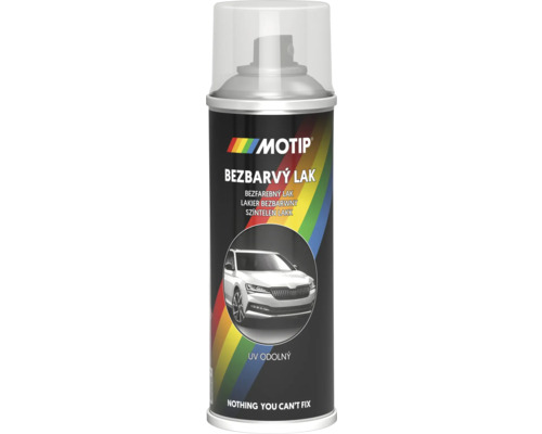 MOTIP ŠKODA Autolak v spreji Bezfarebný lak 200 ml