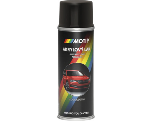 MOTIP ŠKODA Autolak v spreji Čierna Lesklá 200 ml