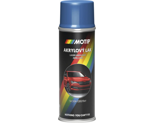 MOTIP ŠKODA Autolak v spreji Modrá Laser 200 ml