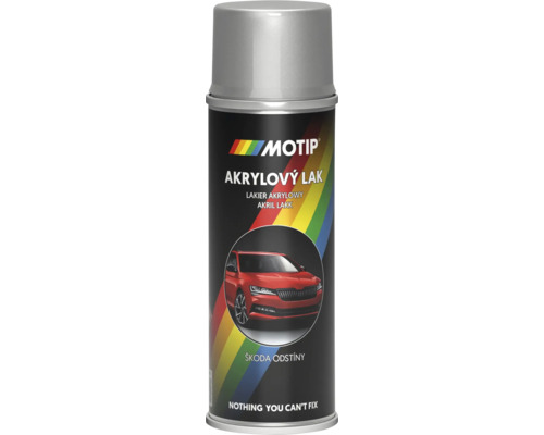 MOTIP ŠKODA Autolak v spreji Strieborná Metalíza 200 ml Motip Akrylový lak v spreji na autolaky
