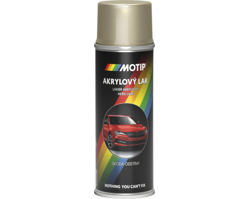 MOTIP ŠKODA Autolak v spreji Béžová Metalíza 200 ml Motip akrylový lak v spreji
