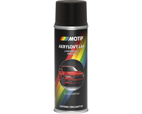 MOTIP ŠKODA Autolak v spreji Čierna Matná 200 ml