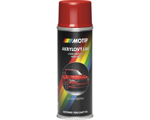 MOTIP ŠKODA Autolak v spreji Červená Rallye 200 ml