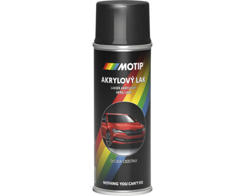 MOTIP ŠKODA Autolak v spreji sivá titan metalíza 200 ml Motip akrylový lak v spreji pre lakovanie automobilov