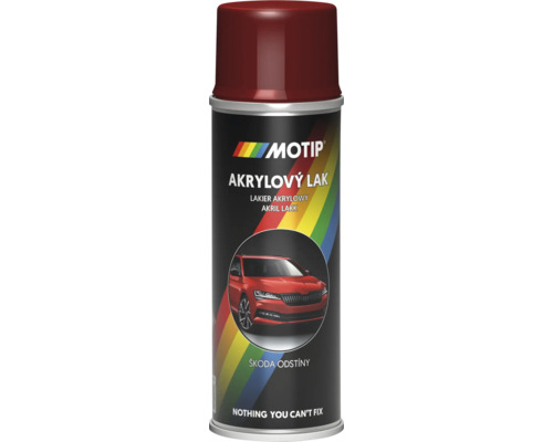 MOTIP ŠKODA Autolak v spreji Červená Paprika 200 ml Motip akrylový lak v spreji s vyobrazením automobilu