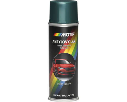 MOTIP ŠKODA Autolak v spreji zelená smaragd metalíza 200 ml