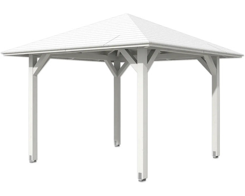 Voľne stojaci altánok s drevenou strechou