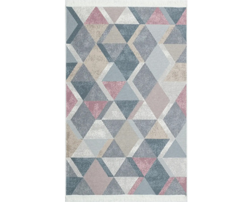 Kusový koberec Kusový koberec Arya 10 blue/pink 80x300 cm