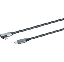 USB-C kábel so zahnutým konektorom