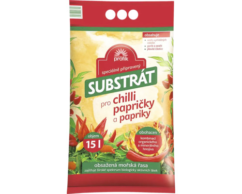 Substrát pre chilli papričky a papriky Profík 15 l