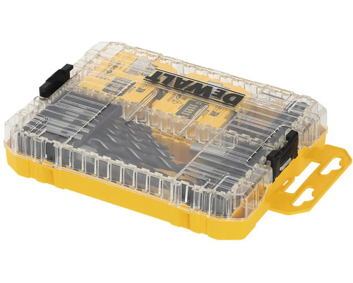 Sada vrtákov DeWalt v priehľadnej krabičke