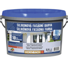 Silikónová fasádna farba Hornbach biela 2,5 l-thumb-0