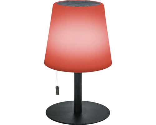 Stolná lampa s ťahovým spínačom a okrúhlou základňou