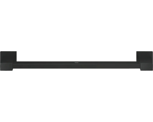 Čierny soundbar s dvoma reproduktormi