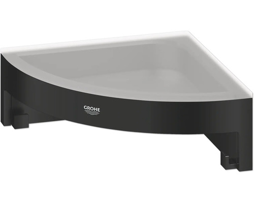 Rohová polica na montáž na stenu s logom Grohe