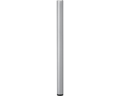Stolová noha ohrúhla 710xØ60 mm strieborná