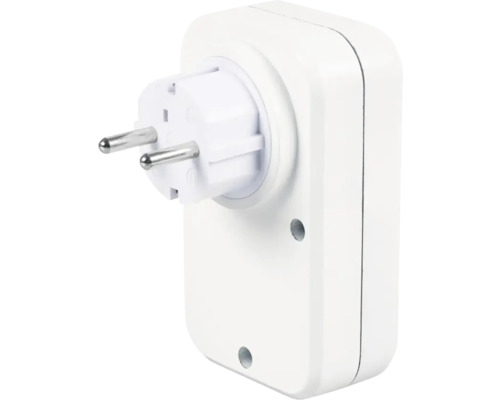 Biela zásuvka so zemniacim kontaktom