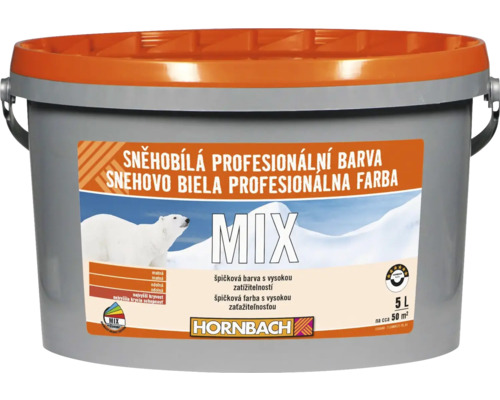 HORNBACH MIX Snehobiela profesionálna farba 10l báza A na miešanie